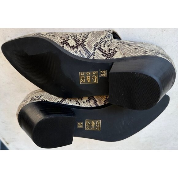Artisan by Zigi Adal Snake Print Leather Shoe Boots Women's Size 9.5M - Picture 4 of 14